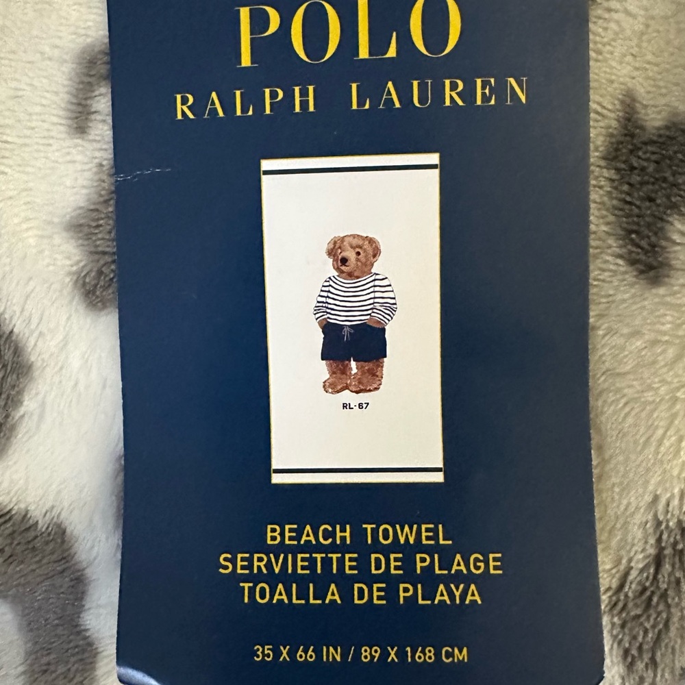 Polo Ralph Lauren Bear beach towel